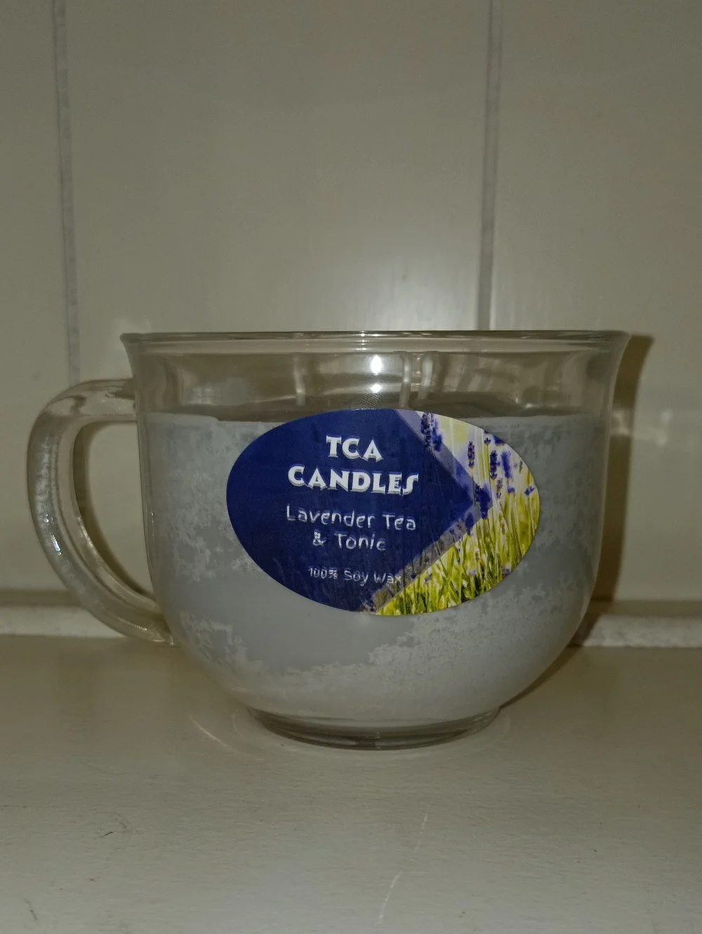 Lavender Tea & Tonic Soy Candle - Gray